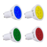 Pack X 15 Lamparas Dicroicas Led Gu10 220v Candil Luz Color