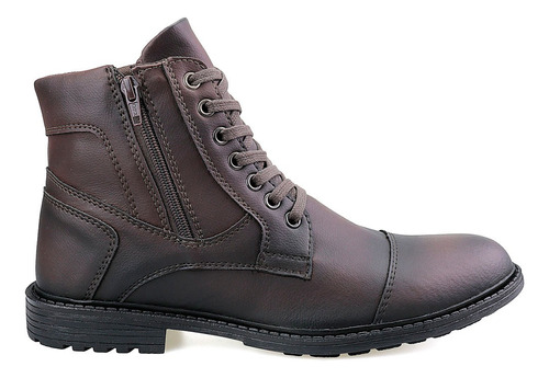 Sapato Botina Casual Social Masculino Ziper Bota Franca Dhl