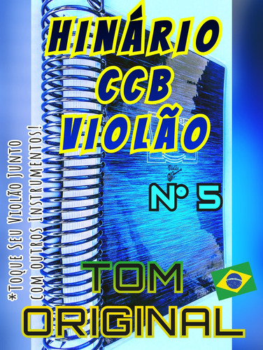 Hinário Cifrado Violão Nº 5 Ccb - Capa Dura - Compacto 21x17