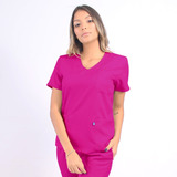  Pijama Cirúrgico Conjunto Hospitalar Scrub Feminino - Pink