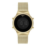 Relógio Feminino Technos Fashion Digital Dourado Bj3478ag/1p
