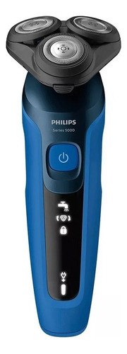 Barbeador Philips Shaver Series 5000 Seco/molhado S5466/17 Cor Azul 110v/220v