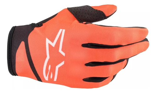 Guantes Para Motocross Radar Ngo/grs Color Naranja Talla L