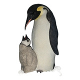 Figura Pinguino Con Cria