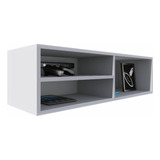 Rack Nicho Prateleira Branco Para Tv Dvd Cd Video Game