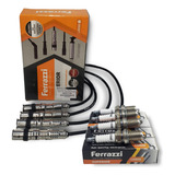 Kit Cables Ferrazzi + Bujias Vw Gol Trend Fox Suran Todos