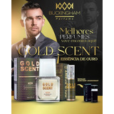 Perfume Gold Scent Masculino Buckingham Amadeirado Moderado Alta Qualidade E Fixação