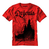 Playera De Dracula Bram Stoker Roja Marca Distopia