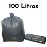 Saco De 100 Litros 3kg Reforçado 100 Unidades 0,6 Micras