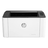 Impressora Função Única Hp Laser 107w Com Wifi Cinza Branca 