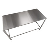 Mesa Inox Industrial Para Açougue 120cm X 53cm