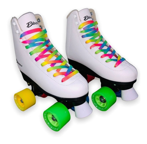 Patines Roller Blazer Blanco/rosa, ¡envío Gratis!