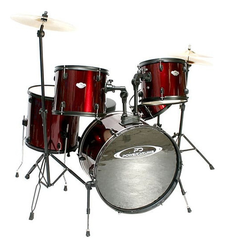 Batería Acústica Powerdrums Pd-04 