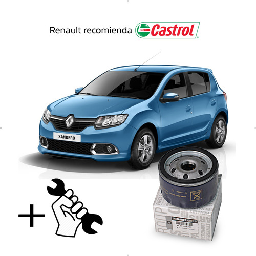 Servicio Cambio Aceite Mas Filtro Renault Sandero 1.6 16v