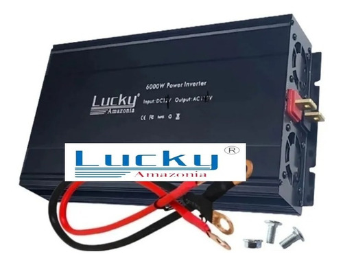 Inversor 6000w 12v 110v  60hz Sen. Lucky Amazonia  Digital