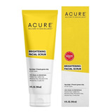 Acure. Brightening Facial Scrub, Exfoliante Facial 118ml.