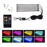 Tiras 48 Led Rgb Interior Control Remoto Luz Para Auto Usb