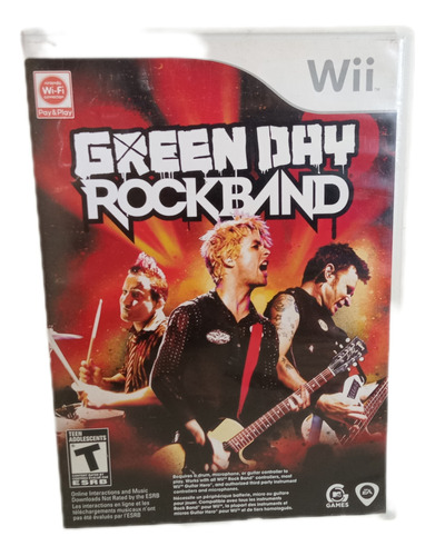 Green Day Rockband Nintendo Wii Físico Original Completo 