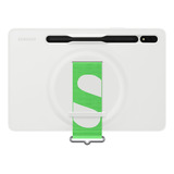 Capa Com Alça Para Galaxy Tab S8 Cor Branca