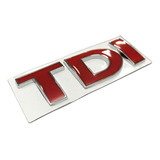 Insignia Emblema Tdi Rojo De Vw Passat Vento Bora Golf Mk4