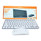 Kit Teclado E Mouse Wireless Sem Fio Ultra Slim 2.4g Premium