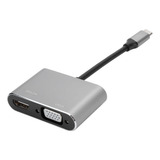 Adaptador Tipo C Hub A Vga Hdmi Dvi Displayport/3.1 Ethernet