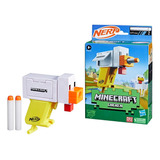 Pistola De Dardos Minecraft Chicken 2 Dardos Nerf Hasbro