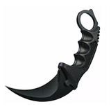 Karambit Black Cs Go Afiada Faca Preta - Combate Tática