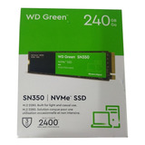 Hd Ssd Nvme 240g Western Digital Wd Green Sn350 Wds240g2g0c