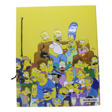 Carpeta N3 Dos Tapas Los Simpsons Homero Bart Simpson