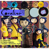 Kit Digital Coraline Clipart Png