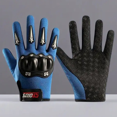 Guantes De Bicicleta Para Niños Concerning Knitted Blue .