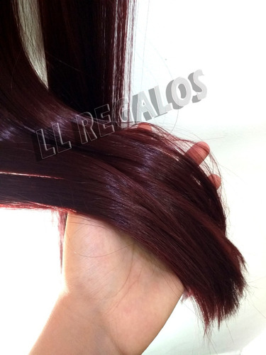 Aplique Cabelo Mega Hair Longo Tic Tac Fibra Idêntico Humano