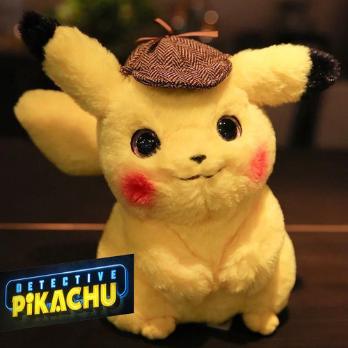 Muñeca De Peluche Pokemon Kawaii Detective Pikachu Dark Ligh
