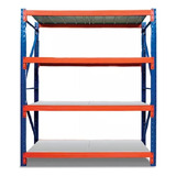 Estante Minirack Azul/naranja Brillante - 150cm X 200cm X 50