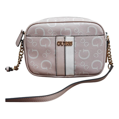 Crossbody Guess Blanca Rosa Guess Oro