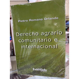 Derecho Agrario Comunitario E Internacional