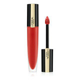 Labial Liquido L'oréal París Rouge Signature I Do Not 113 Acabado Matte