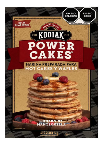 Kodiak Cakes Harina Para Hot Cakes Con Proteína 2.04kg
