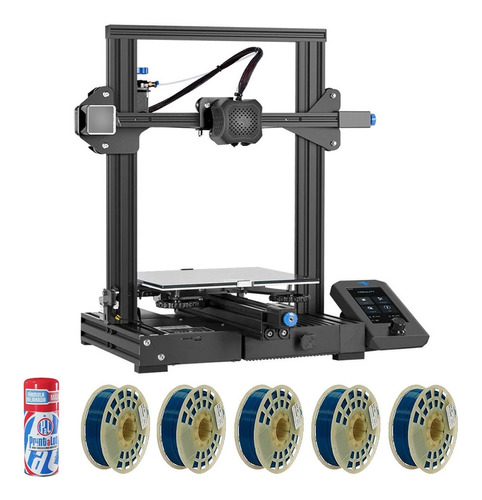 Impresora 3d Creality Ender-3 V2 + 5kg Filamento Pla + Spray
