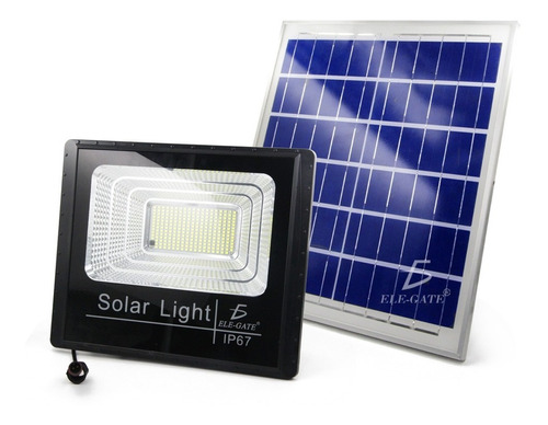 Reflector Led Y Panel Solar De 100w Con Control