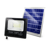 Reflector Led Y Panel Solar De 100w Con Control