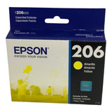 Cartucho Epson 206 T206 Amarillo   Nuevo Y  Facturado