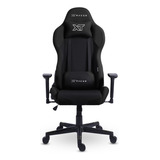 Cadeira De Escritório Gamer Xt Racer Defender Polyester Cor Preto