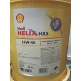 Shell Helix Hx5 15w40 Balde 20 Litros