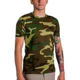 Remera Camuflada Woodland - Selva / Manga Corta