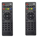 Kit 2 Controle Remoto Smart Tv Aparelho Tv Box 4k C/pilhas