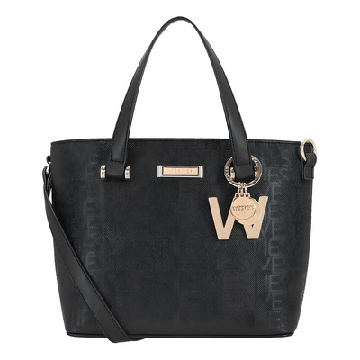 Bolsa De Mano Westies Para Mujer Negro Hbsenna29we Diseño De La Tela Liso | Meses sin interés