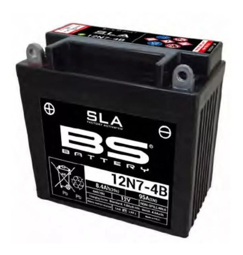 Batería Moto Bs Battery 12n7 4b Agm Suzuki Gn 125 Rx 150 Cta