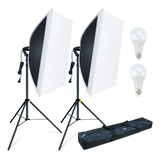 Linco Softbox - Kit De Iluminación Para Estudio De Fotografí